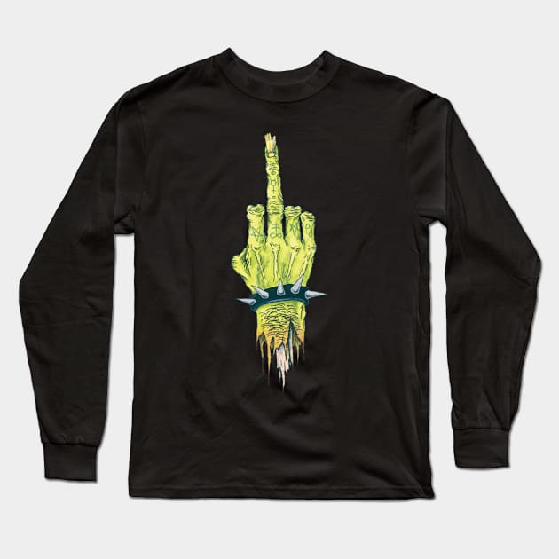 No Fucks Given Long Sleeve T-Shirt by ScottBokma